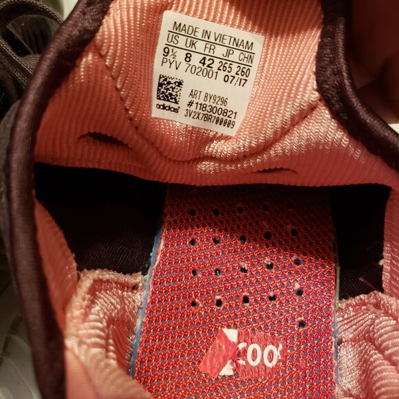 Adidas Clima Cool, brown/pink tennis shoes, sz 9.5 - Picture 4 of 7